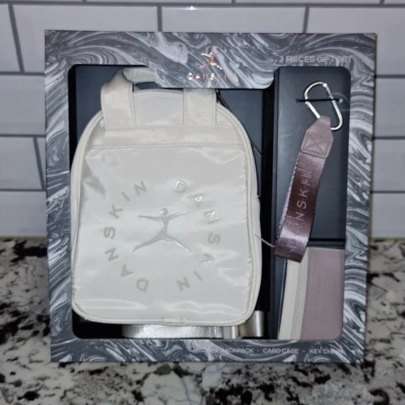 danskin mini backpack ✨️ Danskin small backpack with card case and key chain gift set